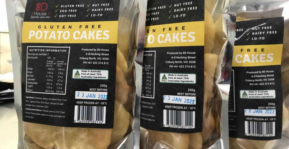 Newly launched Gluten Free Potato Cakes