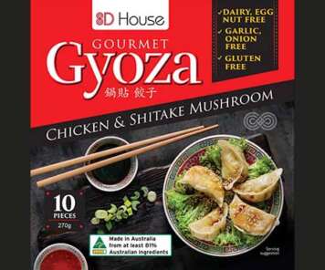 Gluten Free Chicken & Mushroom Gyoza