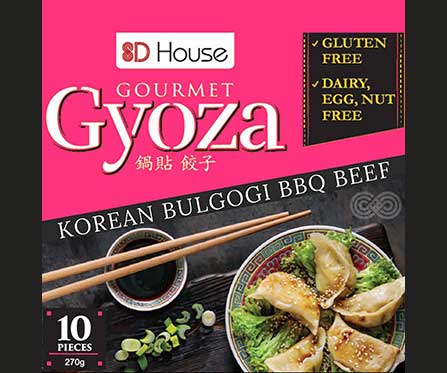 Gluten Free Korean BBQ Beef Gyoza